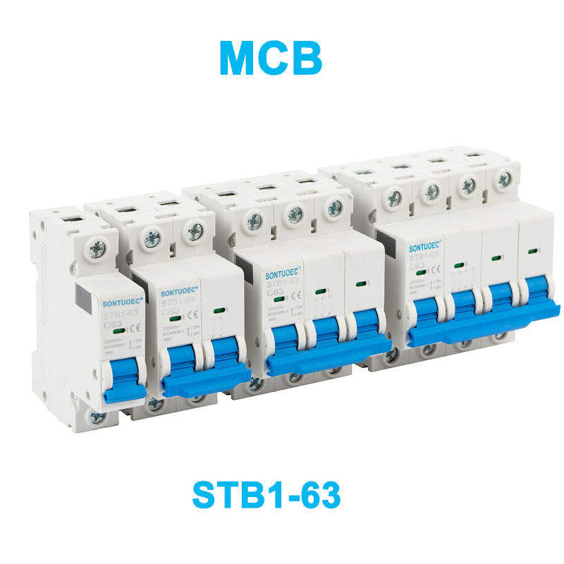 Մրցակցային C65 Կառուցվածք STB1-63 շարք Miniature Circuit Breaker MCB