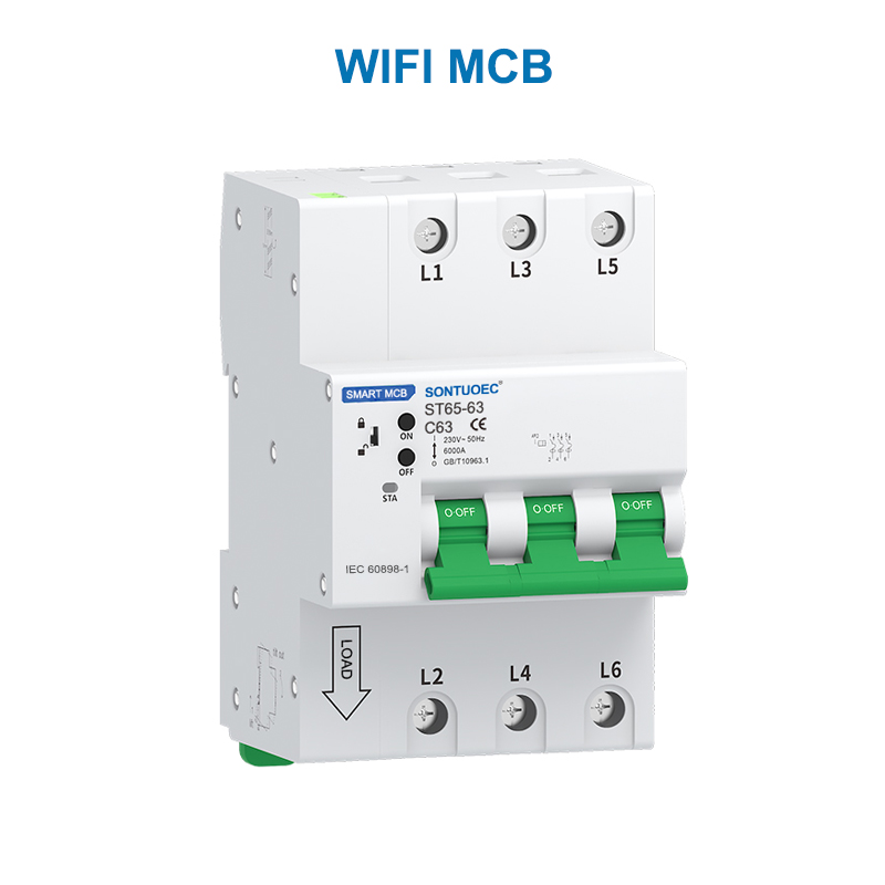 WiFi RS485 Բազմաֆունկցիոնալ Iot խելացի MCB RCBO Խելացի միկրո միկրո անջատում
